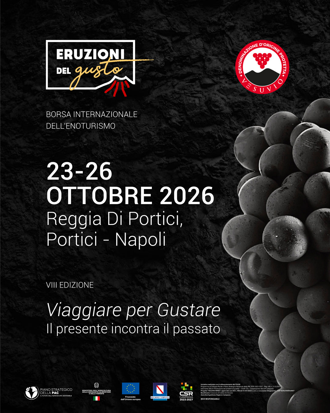 Eruzioni del Gusto 2026 | Consorzio Vini Vesuvio